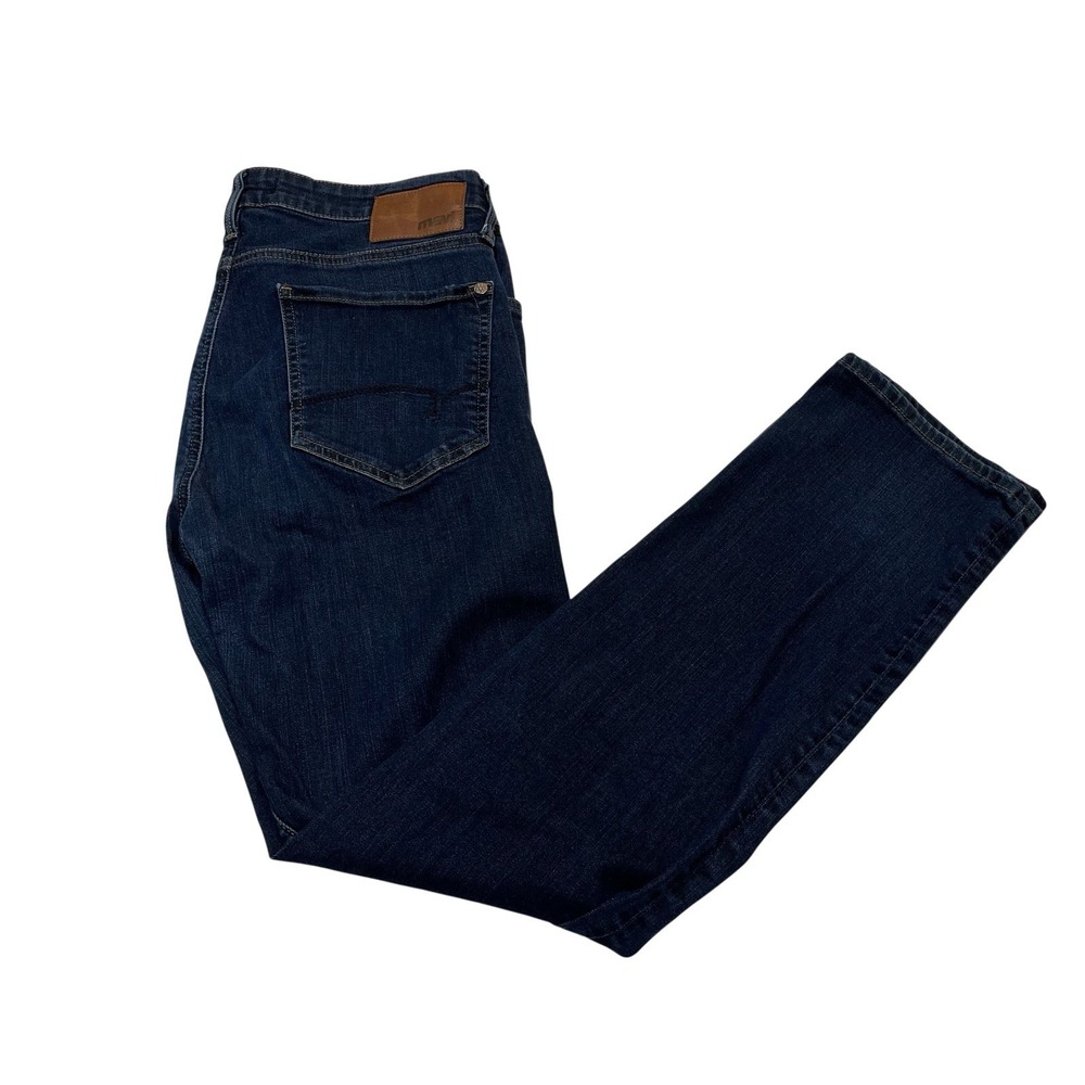 Mavi Jeans Zach Straight Leg Dark Wash 34/32 Casual Denim Stretch Comfort